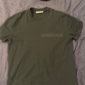 Essentials Dark Green Short Sleeve Tee